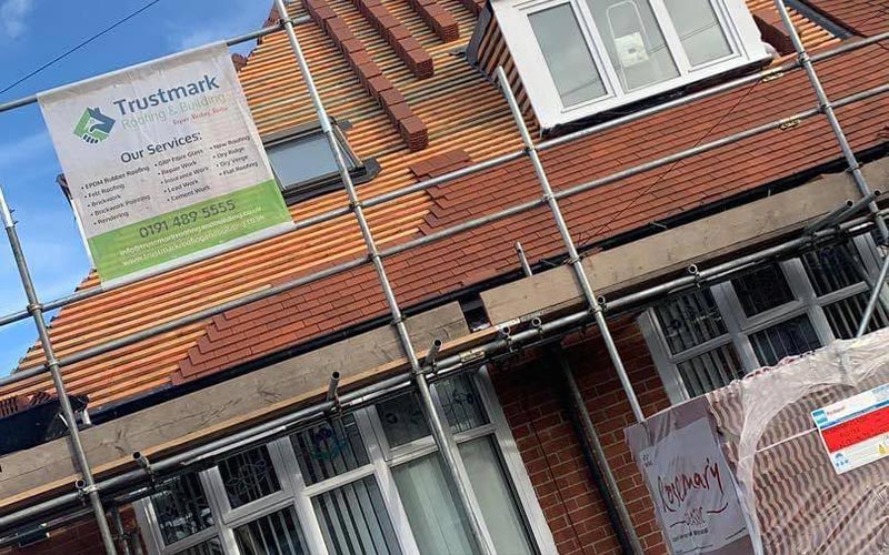 Trustmark fixing a roof
