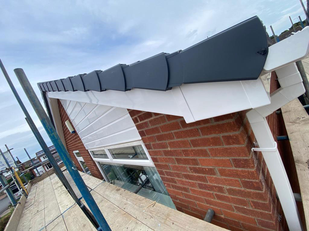 Modern fascia board installed in Killingworth