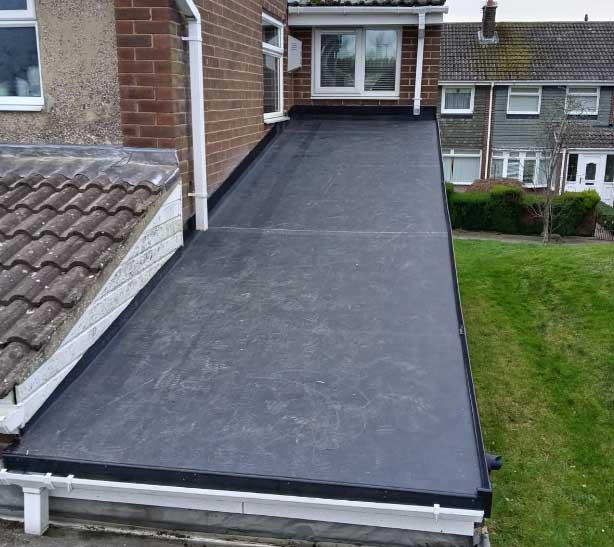 Flat roof converted and finished in Jesmond Dene