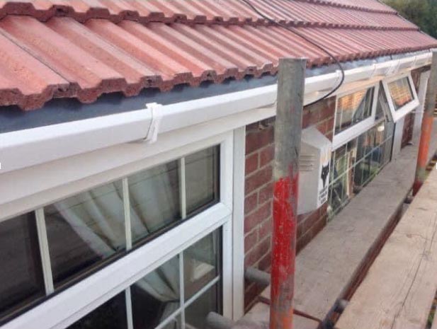 New guttering installed on residential property in Jesmond