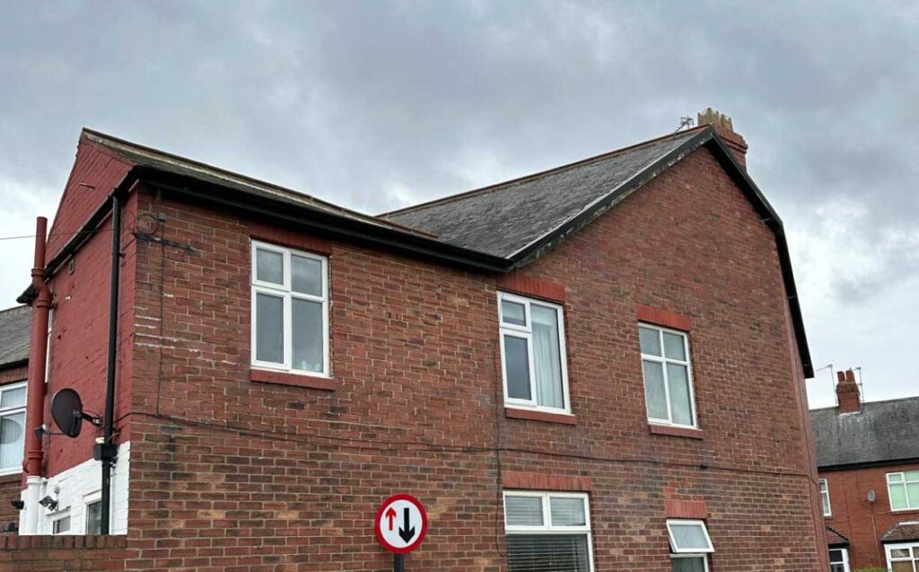 Worn roof prior to replacement in Houghton le Spring