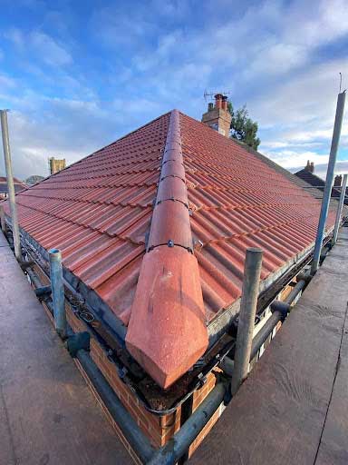 Roof ready for tile installation in Chapel Park