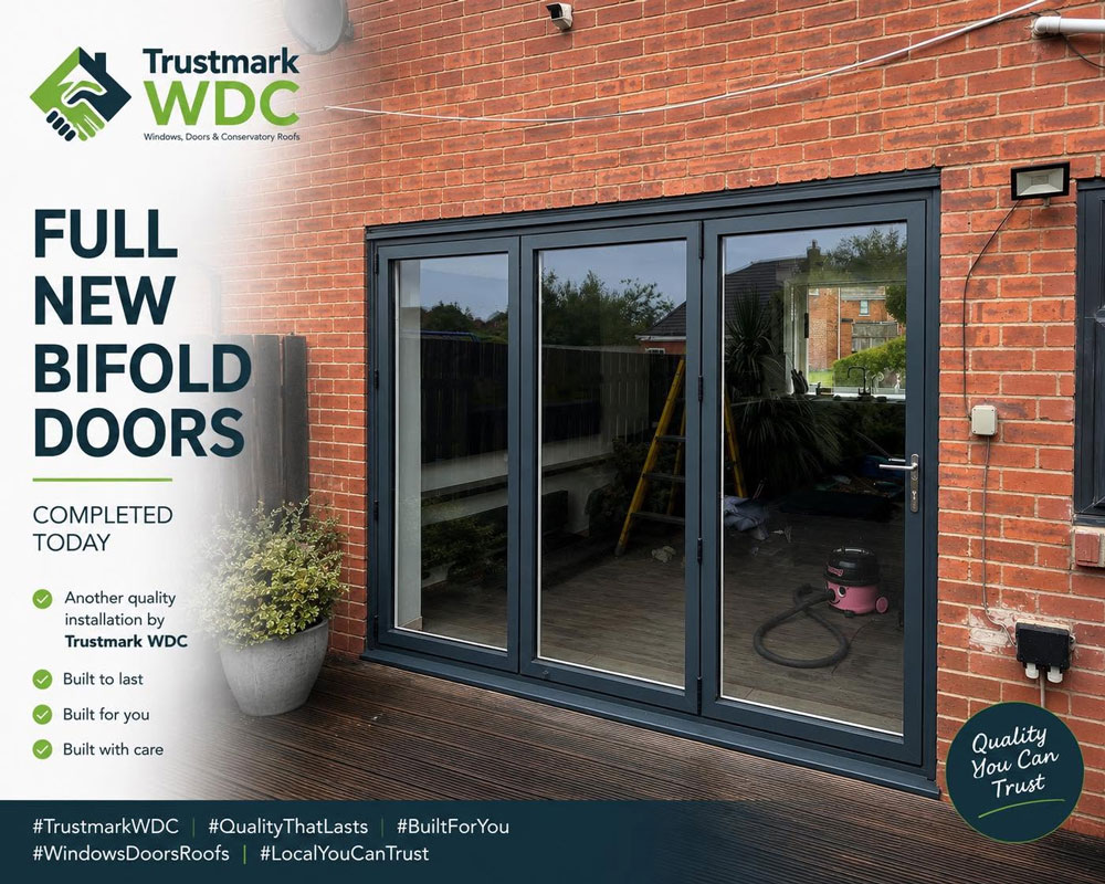 recent bifold door install
