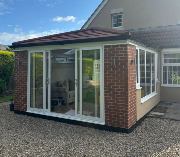Modern sliding patio doors fitted in Gateshead