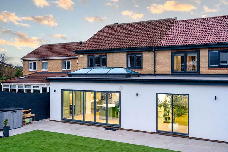Traditional brick orangery installation for a Gateshead home