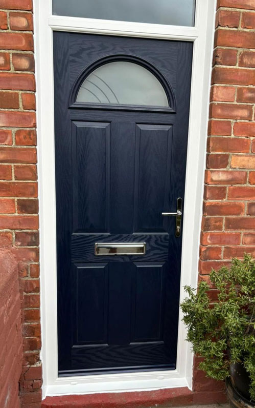 Secure UPVC front door installation at a Gateshead home