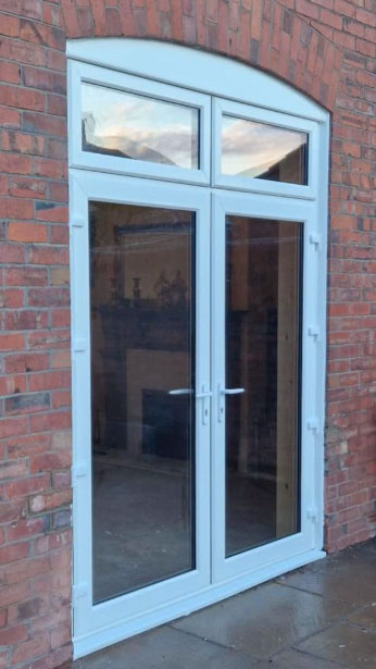 UPVC patio and French door installation in Gateshead